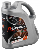 Масло G-ENERGY Active 5W40 Api SN/SF Acea А3В4 синт.4л.