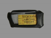 Чехол брелока сигнализации ALLIGATOR S800/S825/S850/S875 кожа черный