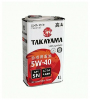 Масло TAKAYAMA Adaptec 5W40 Api CN/CF A3/B4 синт.1л.(металл)    
