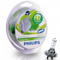 Лампы H7 12V55W PHILIPS LongLife ECOVision (2шт) (12972LLECOS2)