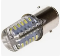 Светодиод 12V21W (48/24 диодов) БЕЛЫЙ одноконтактный SMD силикагель