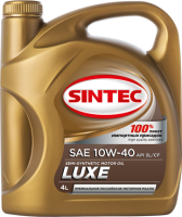 Масло Sintec Люкс 5000 10W40 Api SL/CF п/синт.4л 