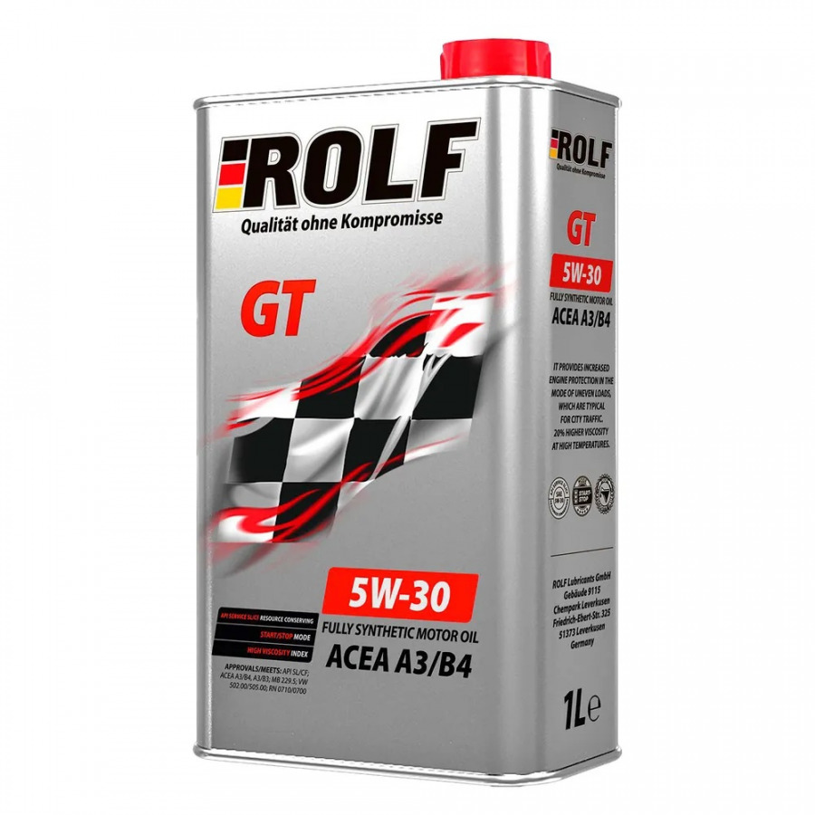 Масло ROLF S7 GT 5W30 Acea А3/В4 синт.4л.металл