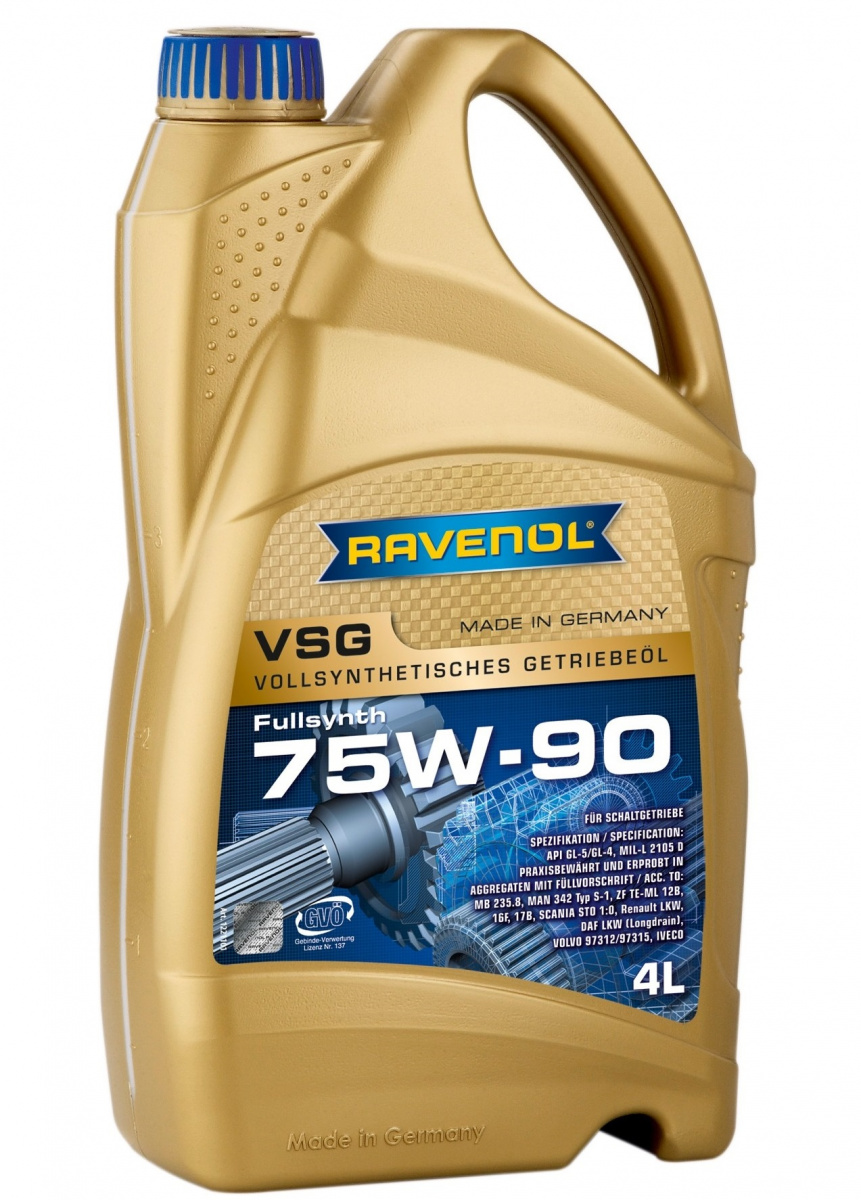 Масло RAVENOL VSG 75W90 1л/4014835733916/RAVENOL - купить в интернет  магазине Марс Автозапчасти. Цена, фотография, описание на Масло RAVENOL VSG  75W90 1л/4014835733916/RAVENOL