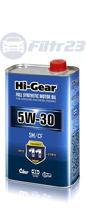 Масло Hi-Gear 5W40 SN/CF синт. 1л