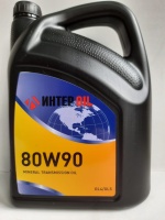 Масло Интер Oil трансмиссионное 80/90 GL4/GL5 мин. 4л.