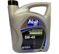 Масло Nord Oil Premium N 5w40 SN/CFсинт. 4л