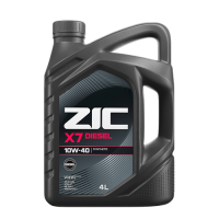 Масло ZIC X7 10W40 Diesel синт. 4л М+