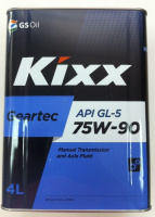 Масло KIXX Geartec GL-5 75W90 4л.синт.
