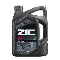 Масло ZIC X7 5W40 синт.4л. М+