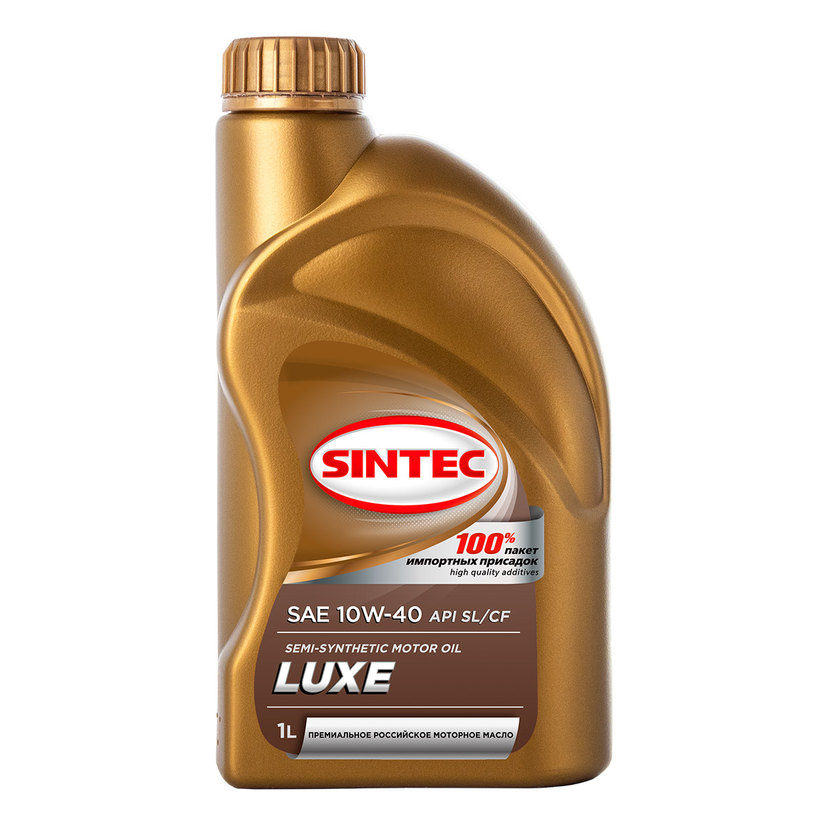 Масло Sintec Люкс 5000 10W40 Api SL/CF п/синт.1л 