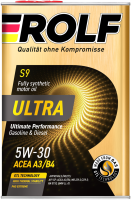 Масло ROLF S9 Ultra 5W30 Api SP Acea A3/B4 синт.4л.