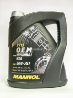 Масло Mannol Api Sn/Sm/Sl Acea A5/B5 Ilsac Gf-5 для Hyundai/Kia/Korean cars 5w30 синт.4л.7713 М+