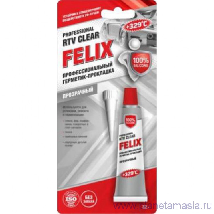 Герметик прокладка FELIX 85г прозрачный