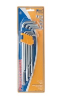 Набор шестигранников 9 предметов (звездочка) TORX-профиль RAFT 700565