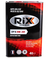 Масло RIXX TP X 5W30 SN/CF A3/B4 синт. 4л