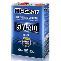 Масло Hi-Gear 5W40 SN/CF синт. 4л