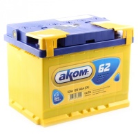 АКБ АКОМ 62 А/ч прямая полярность