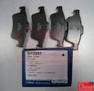 Колодки задние для Ford Focus II/С-Макc/Primera P12/диск/CLN1017/FD101/MZ104/SP2091/HI-Q