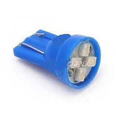 Светодиод 12V5W без цоколя (4 диода) СИНИЙ LED