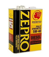 Масло Idemitsu Zepro Diesel F-S 5W40 CF 4л.