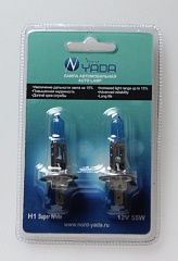Лампы H1 12V55W NORD YADA SuperWhite в блистере