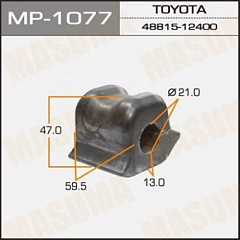 Втулка стабилизатора Toyota Corolla/перед R/MP1077/MASUMA