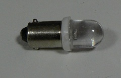 Светодиод 12V4W с цоколем БЕЛЫЙ обратный конус