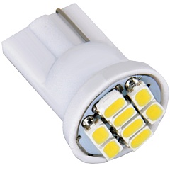 Светодиод 12V5W без цоколя (8 диодов) БЕЛЫЙ SMD