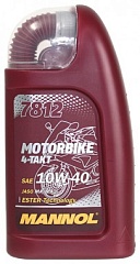 Масло Mannol motorbike 4-такт 10W40 1л.7812