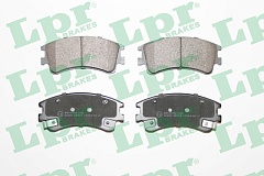 Колодки передние для Mazda 6 (02-)/05P878/LPR