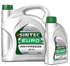 Антифриз SINTEC Euro G/S11 зеленый 1кг