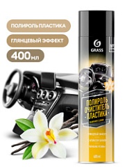 Полироль очиститель пластика GRASS глянец ВАНИЛЬ 400мл 110547