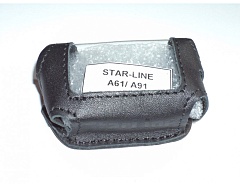 Чехол брелока сигнализации STAR-LINE A61/A91 кожа черный