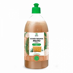 Мыло жидкое GRASS 1л Хозяйственное с маслом кедра 125549