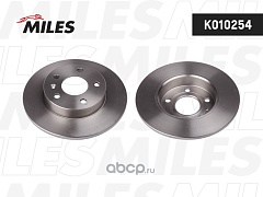 Диск тормозной для Opel Astra H/задний/K010254/MILES
