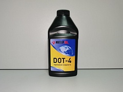 Жидкость тормозная Интер Ойл Dot-4 910г.