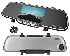 Видеорегистратор Pioneer VREC-200CH в зеркале + камера заднего вида