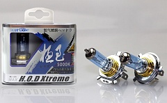 Лампы H4 12V60/55W BLUE LIGHT HOD XTREME 5000K (2шт)
