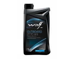 Масло WOLF Outboard 2T TC-W3 мин 1л