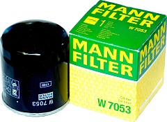 Фильтр масляный для Citroen/Peugeot/W7053/MANN-FILTER
