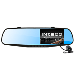 Видеорегистратор INTEGO VX-415MR в зеркале + камера заднего вида