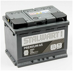 АКБ STALWART Premium 65 А/ч прямая полярность