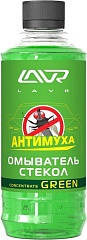 Жидкость стеклоомывающая летняя Lavr концентрат 330мл GREEN (Ln1221)