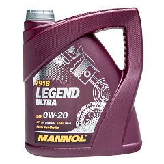 Масло Mannol Legend ultra 0W20 SN plus RS GF-5 4л.синт.7918