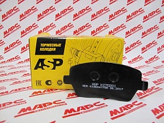 Колодки передние для Lada Largus/Vesta/Nissan Almera/Duster/ABS+/без пруж./K270201/ASP