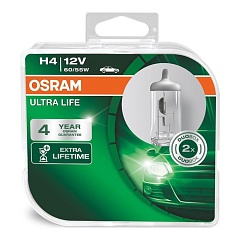 Лампы H4 12V60/55W OSRAM ULTRA LIFE (64193ULT)