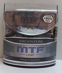 Лампы H1 12V55W MTF Argentum +80% (2шт)