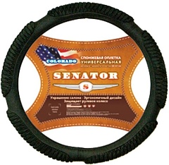 Оплетка на руль SENATOR Colorado 37-39см черный