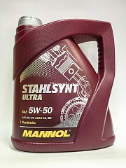 Масло Mannol Stahlsynt Ultra 5W50 синт.4л.М008B